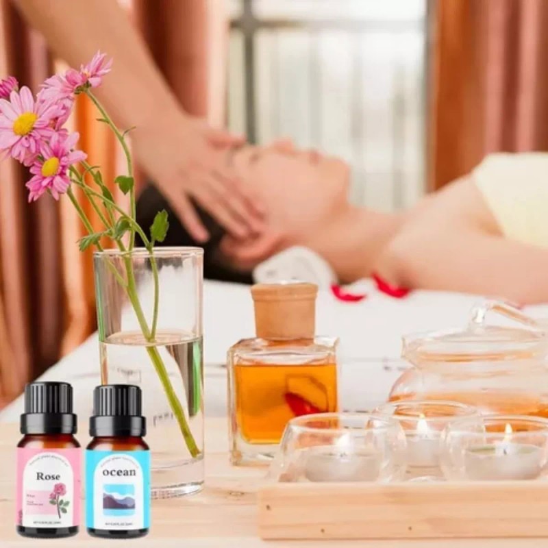 Grupo Gomar Set De 6 Esencias Aromáticas Aromaterapia Humidificador