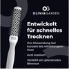 Olivia Garden - Expert Blowout Shine Hairbrush, White and Grey,