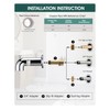 LOCALAND Tub Spout with Diverter, Bathtub Spout for Hand Shower,Chrome