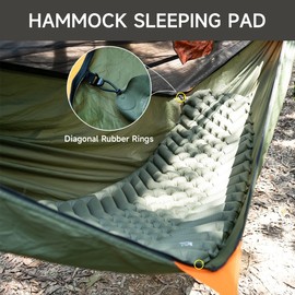 Travel Bird Inflatable Sleeping Pad for Camping, Ultralight Sleeping Mat for Backpacking, Hiking, Hammock Sleeping Pad Pairs Hammocks