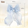 Herbeluemily Barrette, Hair Clip, Ribbon, Chiffon Hair Accessories, Hair Ornament,