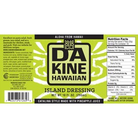 Da Kine Hawaiian Island Vinaigrette Dressing (Island Vinaigrette 3-Pack)