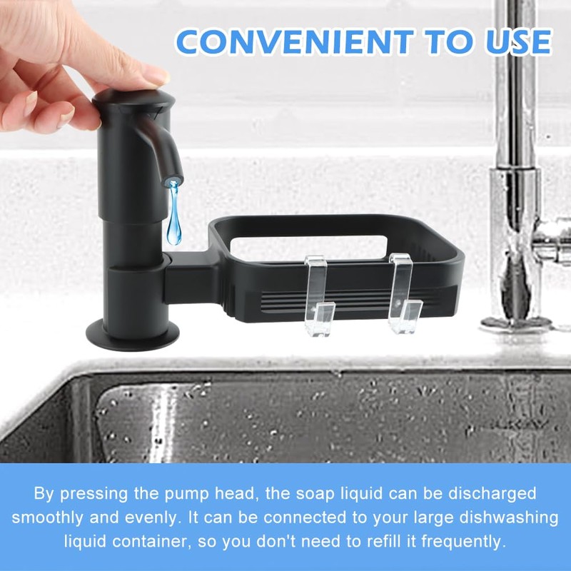 Soap Dispenser for Kitchen Sink, Built in Kichen Sink Soap