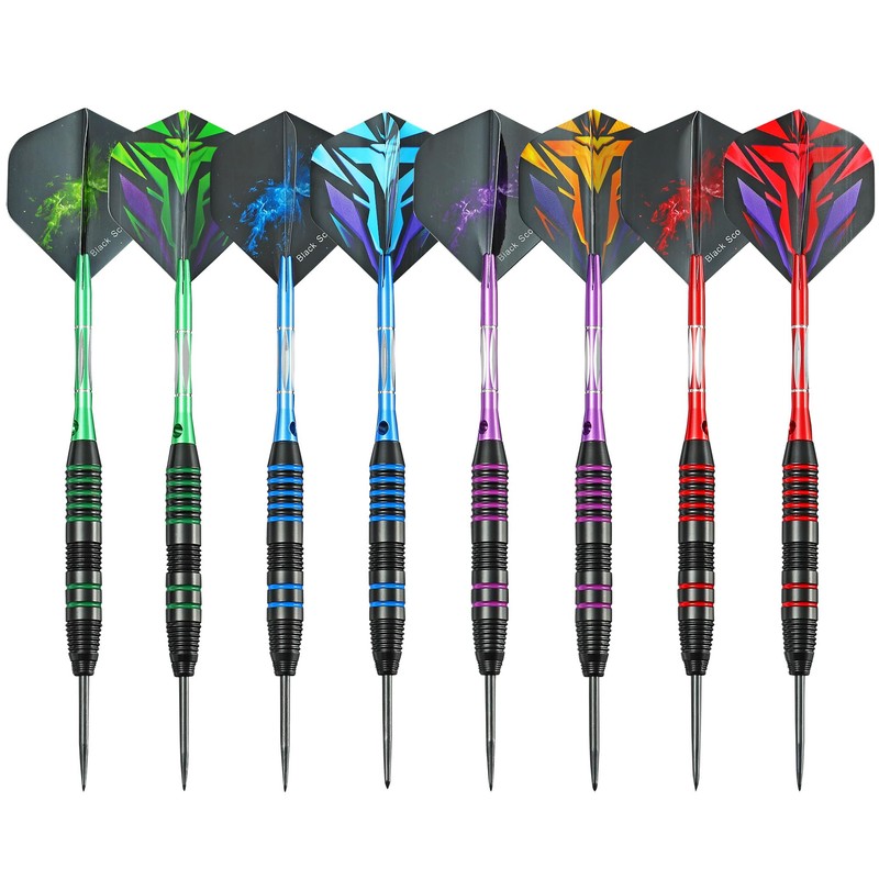 WINSDART Steel Tip Darts 12 Pack Set with Nonslip Iron