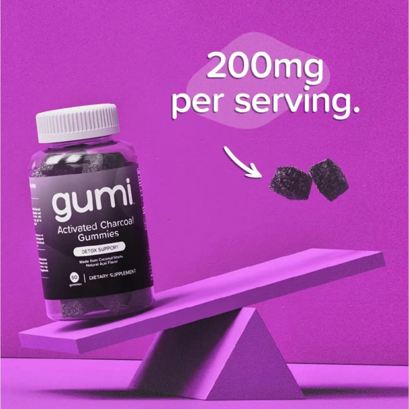 Gumi Gomitas Carbón Activado Detox 60 Unidades