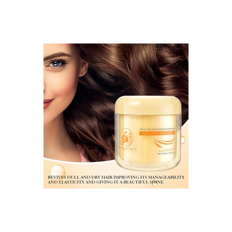 Mascarilla para Cabello con Colágeno y Aceite de Argán –