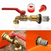 Rain Barrel Spigot kit, Brass Outdoor Faucets, Water Spigot-Include Filter,Bulkhead