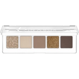 Catrice 5 In A Box Mini Eyeshadow Palette, No. 010 Golden Nude Look, Multicoloured, 5 Nude Shades, with Oils, Intense, Matte, Metallic, Shimmering, Vegan, Nanoparticle Free (4g)