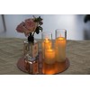 Midatul 12 Pcs 10 Inch Mirror Centerpieces Decorative Trays Thickness