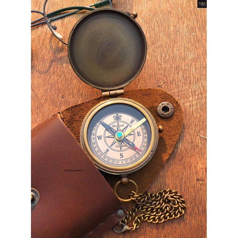 Ralph Waldo Emerson Quote Brass Compass Do not go Poem