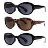 Hyyiyun Reader Sunglasses for Women Full Lens, 3 Pack UV