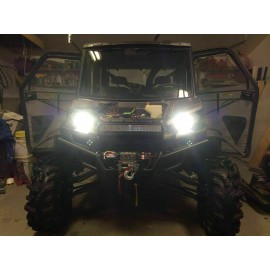 SHENKENUO For Yamaha YFZ450 YFZ 450 YFZ450R LED 2004-2019 2020 2021 Headlight Bulb White