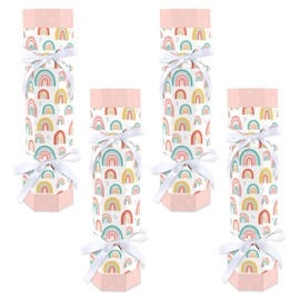 Big Dot of Happiness Hello Rainbow - No Snap Boho Baby Shower and Birthday Party Table Favors - DIY Cracker Boxes - Set of 12