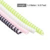 Rebower Flexible Cable Organizer Spiral Cable Protector Cable Wire Wrap,