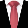 JEMYGINS Men's Necktie, Extra Narrow Tie, Skinny Tie, 2.4 inches
