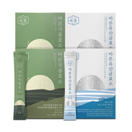 2+2 boxes of correct grain enzyme and lactic acid bacteria enzyme (2 grains and 2 lactic acid bacteria) / 바른 곡물효소 유산균 효소 총 2+2박스 (곡물2 유산균2)