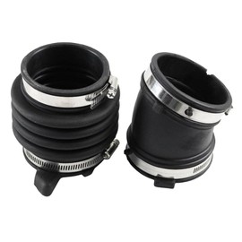 Zieichy Air Intake Hose,2 Set of Air Intake Resonator Hose Tube Boot Duct for Infiniti G35 G35X 2003-2007 16576-AL50A, 16576EG00A