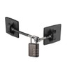 Refrigerator Lock (Black with Black Combination Padlock)