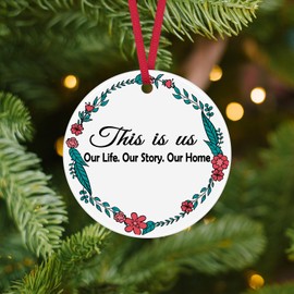 House Warming Gifts New Home Housewarming Gifts for New House Christmas Ornament Housewarming Gift Ideas for Women Ceramic Ornament New Home Owners Gift Ideas New Home Ornament Housewarming Keepsake