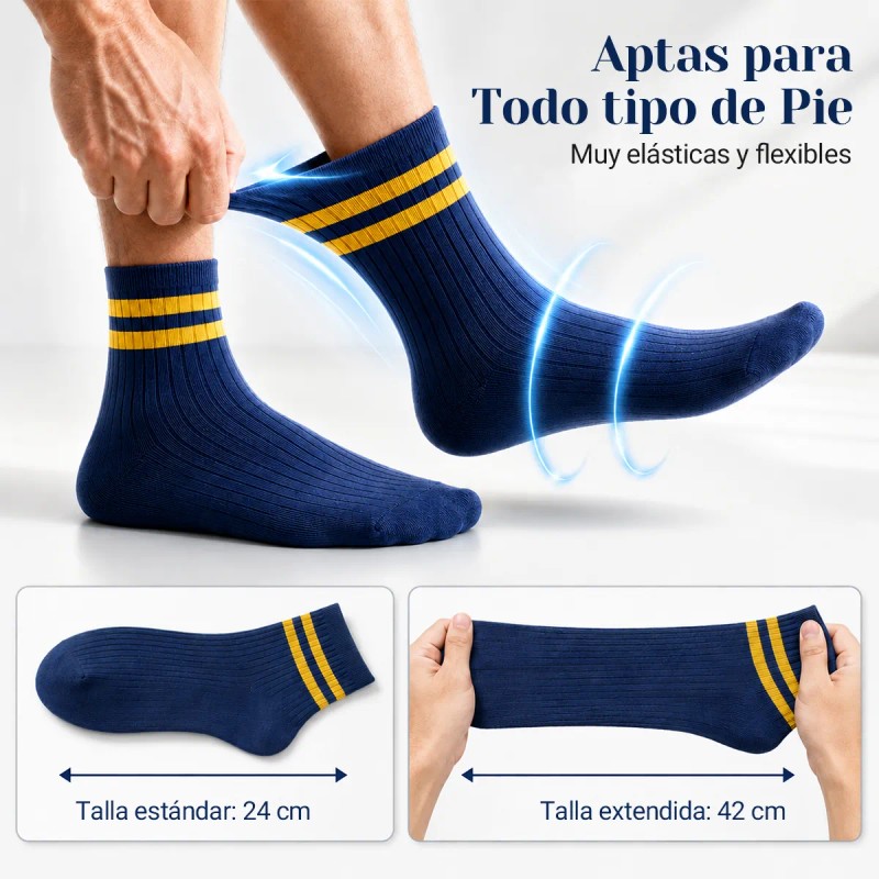 24pcs Calcetines Para Hombre Mujer Correr Atleticos Largas