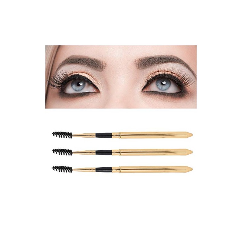 Sistema de cepillo de la pestaña 3Pcs, Spoolie portátil reutilizable