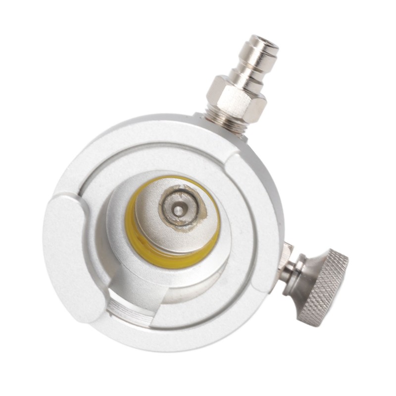 Soda Refill Adapter Aluminium Rubber With Air Release Switch and