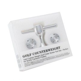BoltonGolf 1Set Silver Weights for Titleist Scotty Cameron 5g 10g 15g 20g 25g 30g 35g 40g with Wrench Premium Golf Accessories for Customization and Performance Enhancement (40g 1 set)