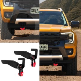 Vijay Front Tow Hook Mount Bracket and D-Ring Fit 2019-2023 Ford Ranger