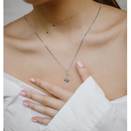 Lucche Solid 925 Silver Dancer Ballerina Pendant Women Charm for Bracelet or Necklace (Dancer)