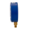 MEASUREMAN Refrigeration Pressure Gauge, 3-1/8” Blue Dial, 30inHg-250psi, 250-500psi Retarded