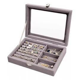 Importeek 20pz Organizador Estuche Joyero Alhajero Joyas Anillos Tocad