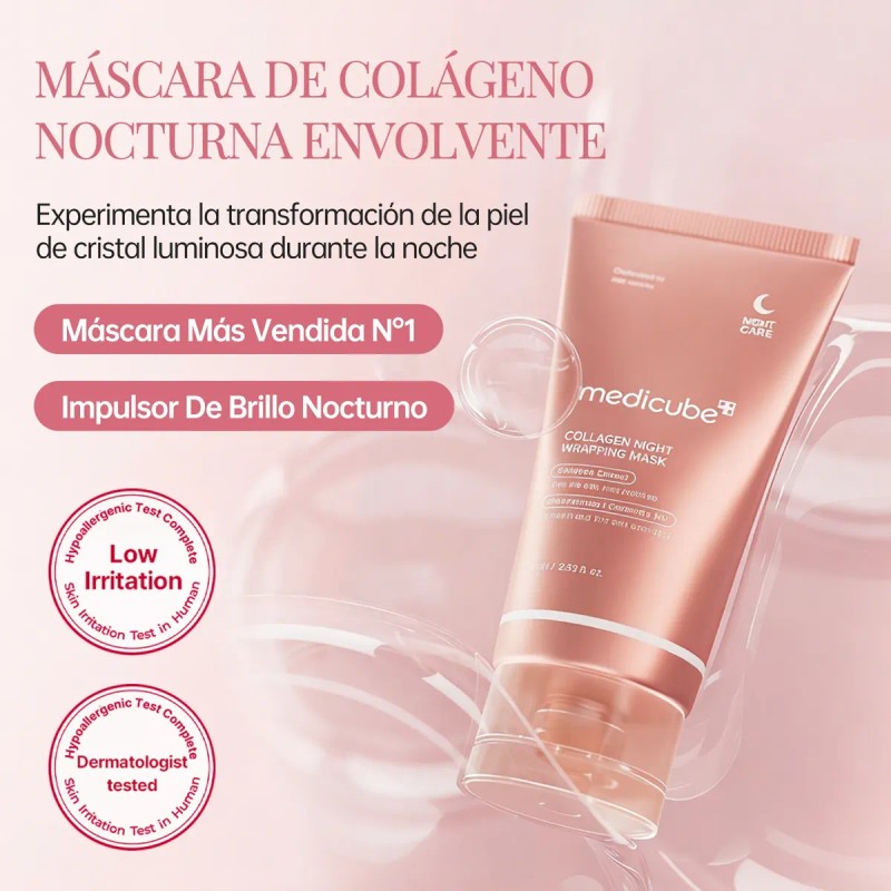 Medicube Mascarilla Nocturna De Colágeno Reafirmante 75ml