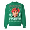 Memetic Ugly Christmas Sweater Home Alone Kevin! Unisex Sweatshirt Green