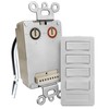 X10 PRO 4-Button Keypad Plus Transmitter Base Kit (XPT4-W-NS)