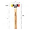 Big Horn 15129 12 Oz Hickory 2-Sided Soft Face Mallet