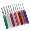 11PCS Set Knitting Crochet Hook Ergonomic Aluminum Crochet Hooks Set