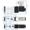 Baomain Pneumatic Air Control Solenoid Valve 4V210-08 220V Ac 5