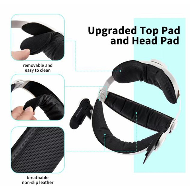 VR Head Strap Replacement Adjustable Breathable Comfort Head Strap for