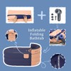 Foldable Portable Soaking Inflatable Bathtub with Electric Air Pump,Eco-Friendly Bathing