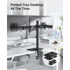 monTEK Adjustable Steel Monitor Mount Reinforcement Plate