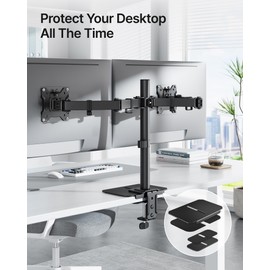 monTEK Adjustable Steel Monitor Mount Reinforcement Plate