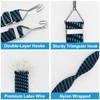 Newthinking 4 Pack Adjustable Bungee Cords with Hooks, Heavy Duty