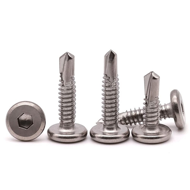 #12 x 2 (30 Pack) Flat Round Socket Head Cap