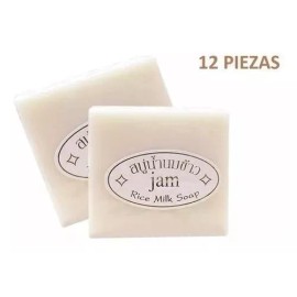 RIVERSOFY Jabón De Arroz Tailandés Aclara Exfoliante Anti-acné 12 Pzas