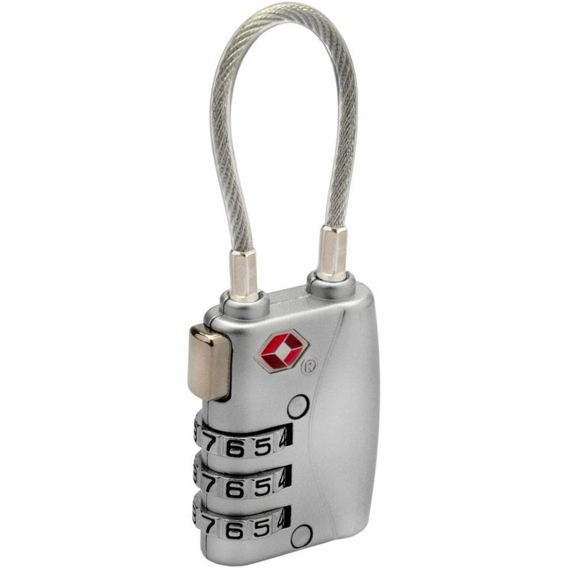 Ruggard TPL-A3CS 3-Dial Combination TSA Lock (Silver)