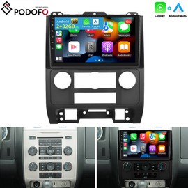 Podofo 9" For Ford Escape 2007-2012 Android 13 Car Radio GPS Navi Stereo Carplay 2+32GB
