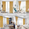 JIUZHEN Velvet Blackout Curtains for Living Room - Thermal Insualted