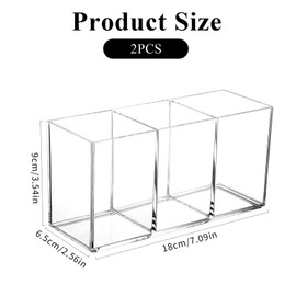 4 PCS Plastic Utensil Holder, Plastic Cutlery Utensil Holder Storage Organizer Caddy for Kitchen Countertop Organization - Holds Fork, Knife, Spoon, Silverware Tableware Storage Box