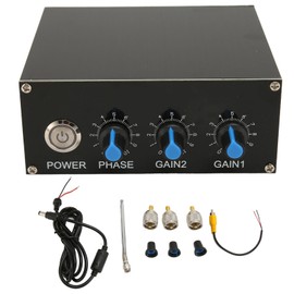 QRM Eliminator X Phase HF Bands Built in PTT Control 1.8MHz to 30MHz Adjustable Aluminum Alloy Signal Canceller