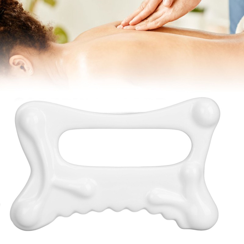 Ceramic Massager Tool Promotes Muscle Relaxation Face Body Contouring Guasha